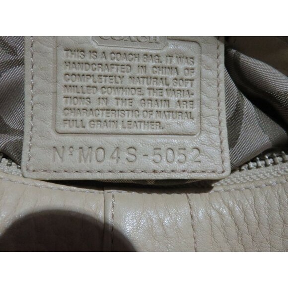 Coach 2004 Vintage Hampton pebbled leather demi baguette shoulder bag 5052 - Picture 7 of 10